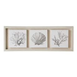 Coastal Corals Boxed Canvas 4 Coastal Corals Boxed Canvas -Dunelm Store 1000167880 alt01