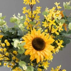 Florals Forever Artificial Ella Yellow Sunflower Luxury Bouquet -Dunelm Store 1000168559 alt02