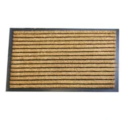 Jumbo Stripe Rubber And Coir Doormat -Dunelm Store 30175278 alt01