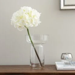 Artificial Cream Hydrangea Stem -Dunelm Store 30243731