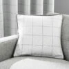 Luna Check Dove Grey Cushion