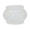 Ribbed Lustre Glass Tealight Holder -Dunelm Store 30614332