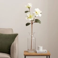 Artificial Magnolia Stem -Dunelm Store 30632119
