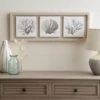 Coastal Corals Boxed Canvas -Dunelm Store 30686513