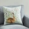 Meadow Floral Rabbit Cushion