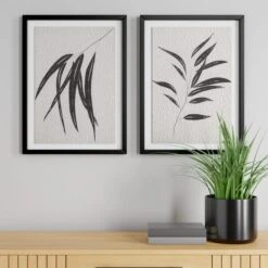 Set Of 2 Framed Leaf Prints