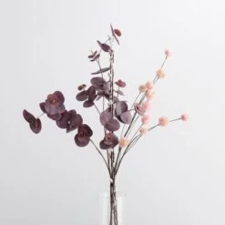 Artificial Eucalyptus Willow And Chestnut Letterbox Bouquet 9 Artificial Eucalyptus Willow And Chestnut Letterbox Bouquet -Dunelm Store 30748823 alt02