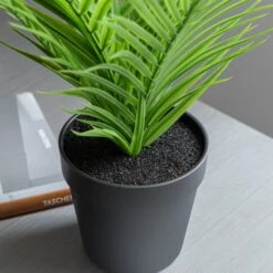 Artificial Parlour Plant In Black Plant Pot -Dunelm Store 30752433 alt03