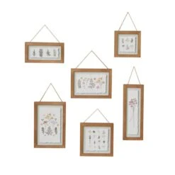 Set Of 6 Pretty Boho Dried Floral Framed Prints 7 Set Of 6 Pretty Boho Dried Floral Framed Prints -Dunelm Store 30752745 alt03