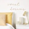 Sweet Dreams Metal Wire Words Wall Art -Dunelm Store 30765579
