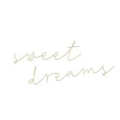 Sweet Dreams Metal Wire Words Wall Art -Dunelm Store 30765579 alt02