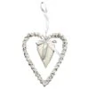 Vintage Wicker Hanging Heart 12 Vintage Wicker Hanging Heart -Dunelm Store 30769173