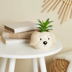 Artificial Plant In Dog Pot
