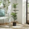 Artificial Fan Palm Tree 100cm -Dunelm Store 30792753