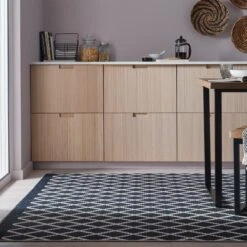 Geo Trellis Washable Rug -Dunelm Store 30817372