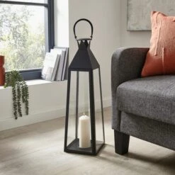 Tall Metal Lantern -Dunelm Store 30827891