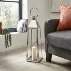 Tall Metal Lantern -Dunelm Store 30827892