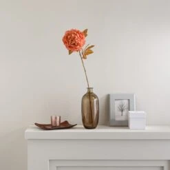 Artificial Dried Pink Peony Stem 11 Artificial Dried Pink Peony Stem -Dunelm Store 30864035