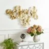 Luxe Floral Gold Metal Wall Art -Dunelm Store 30866259