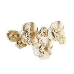 Luxe Floral Gold Metal Wall Art -Dunelm Store 30866259 alt03