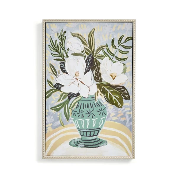 Vintage Vase Framed Canvas 4 Vintage Vase Framed Canvas - Image 4