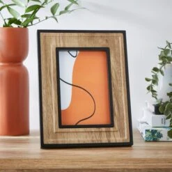 Bryant Natural And Black Photo Frame -Dunelm Store 30868127