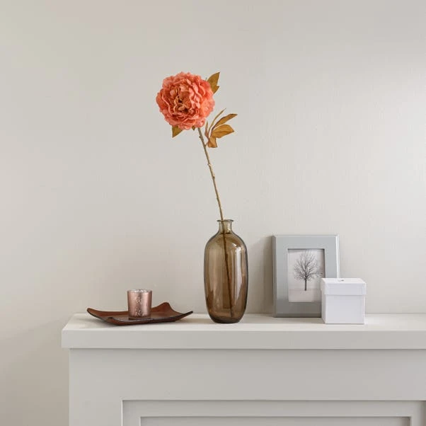 Artificial Dried Pink Peony Stem 1 Artificial Dried Pink Peony Stem