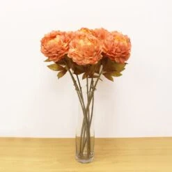 Artificial Dried Pink Peony Stem 10 Artificial Dried Pink Peony Stem -Dunelm Store 30870087 alt05