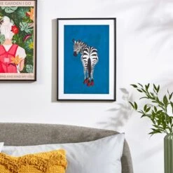 Zebra In Heels Poster