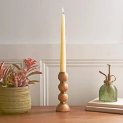Wooden Candlestick Holder -Dunelm Store 30874914 alt01