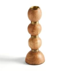 Wooden Candlestick Holder -Dunelm Store 30874914 alt04