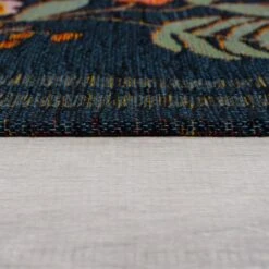 Camellia Floral Border Rug -Dunelm Store 30877544 alt03