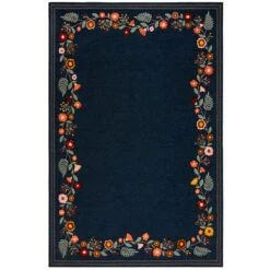 Camellia Floral Border Rug -Dunelm Store 30877594 alt04
