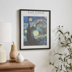 Starry Night By Van Gogh Framed Print -Dunelm Store 30892083