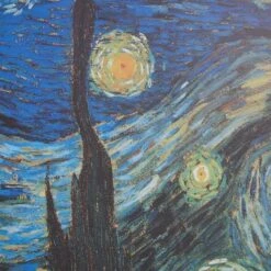 Starry Night By Van Gogh Framed Print -Dunelm Store 30892083 alt01