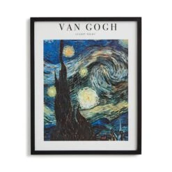 Starry Night By Van Gogh Framed Print -Dunelm Store 30892083 alt02