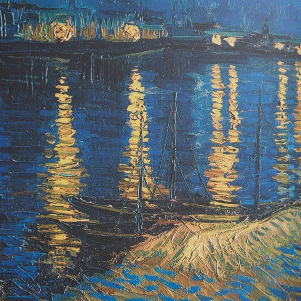 Night At The Rhone By Van Gogh Framed Print 5 Night At The Rhone By Van Gogh Framed Print - Image 5