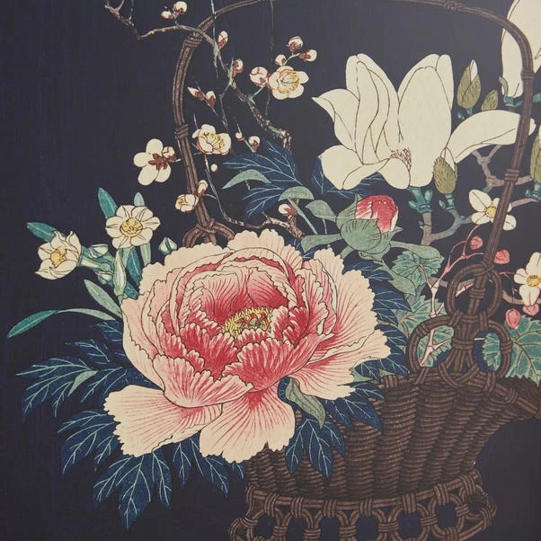 Basket Of Flowers By Ohara Koson Framed Print 5 Basket Of Flowers By Ohara Koson Framed Print - Image 5