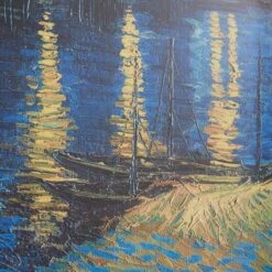 Night At The Rhone By Van Gogh Framed Print 7 Night At The Rhone By Van Gogh Framed Print -Dunelm Store 30892113 alt01