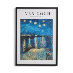 Night At The Rhone By Van Gogh Framed Print 8 Night At The Rhone By Van Gogh Framed Print -Dunelm Store 30892113 alt02