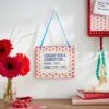 Pride And Joy Tulips Hanging Wifi Plaque -Dunelm Store 30893363