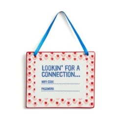 Pride And Joy Tulips Hanging Wifi Plaque -Dunelm Store 30893363 alt02