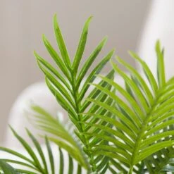 Artificial Palm Plant In White Palm Ceramic Plant Pot -Dunelm Store 30894988 alt02