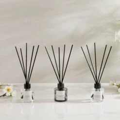Set Of 3 Pear & Gardenia, Plum & Patchouli And Tuberose & Freesia Diffusers
