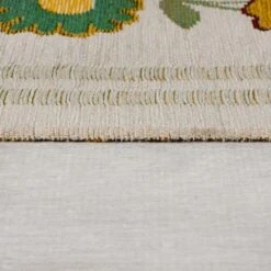 Camellia Floral Border Rug -Dunelm Store 30900276 alt03