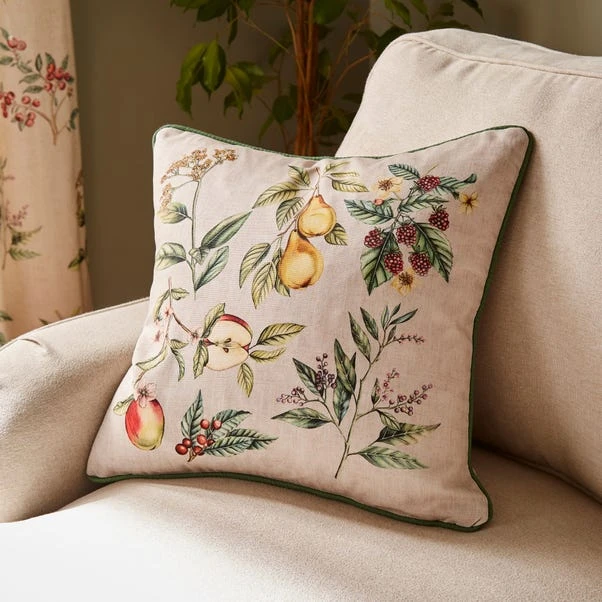 Botanical Orchard Square Cushion 1 Botanical Orchard Square Cushion
