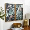 Set Of 2 Monkey Framed Canvases 7 Set Of 2 Monkey Framed Canvases -Dunelm Store 30920562