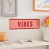 Vibes Metal Plaque 8 Vibes Metal Plaque -Dunelm Store 30921460