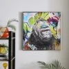 Graffiti Gorilla Framed Canvas -Dunelm Store 30922555