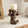 Orangutan Pillar Candle Holder -Dunelm Store 30922867